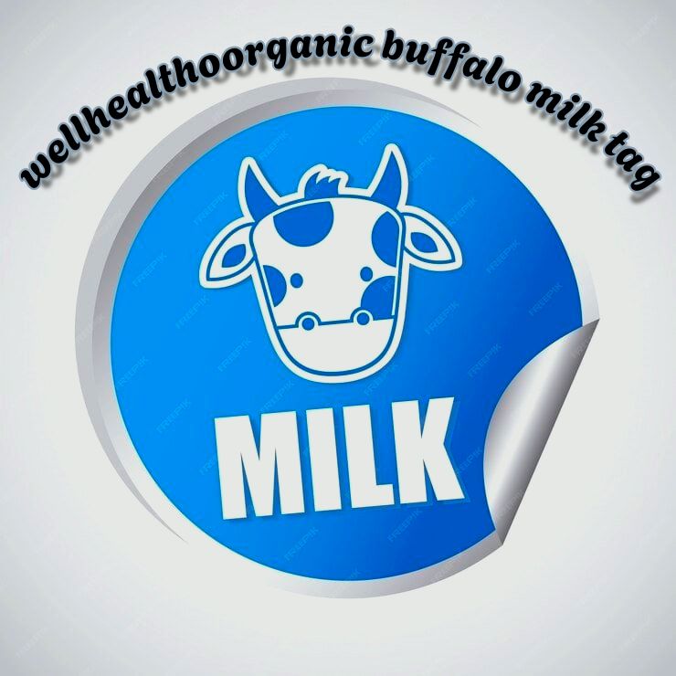 wellhealthoorganic buffalo milk tag