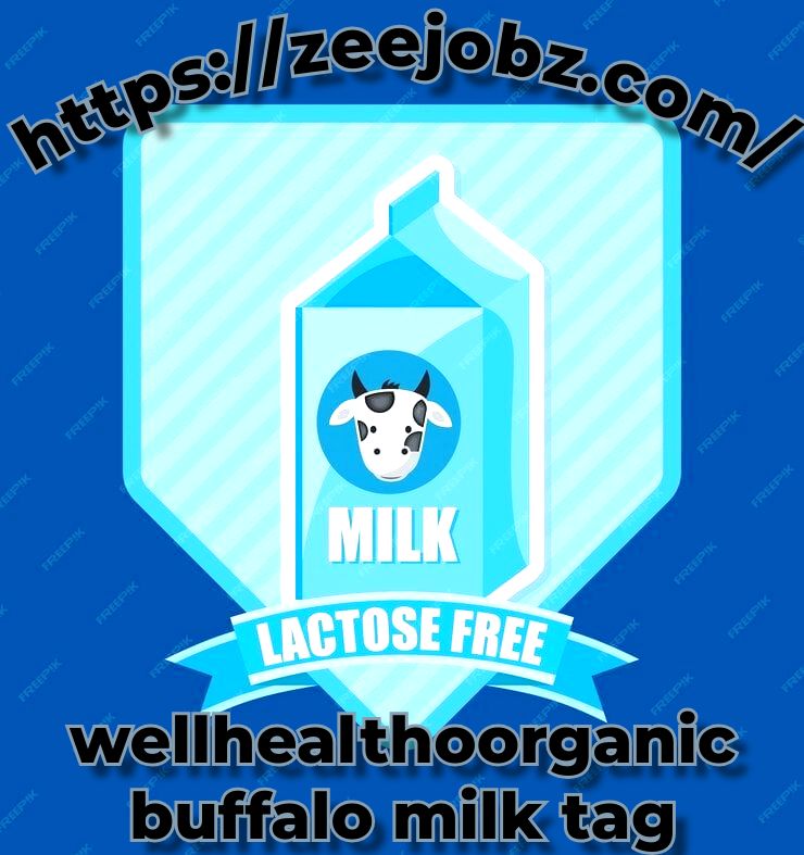 wellhealthoorganic buffalo milk tag
